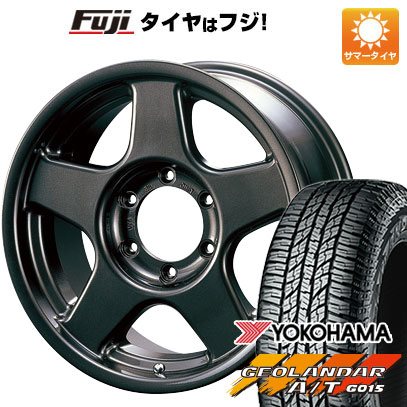 【新品国産6穴139.7車】 夏タイヤ ホイール4本セット 265/75R16 ヨコハマ ジオランダー A/T G015 OWL/RBL フォーバイフォーエンジニア ブラッドレー V 16インチ｜fujicorporation