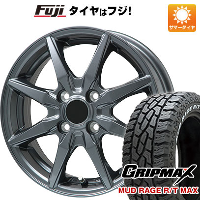 クーポン配布中 【新品国産5穴100車】 夏タイヤ ホイール４本セット 195/65R15 グリップマックス マッドレイジR/T MAX RWL(限定) ブランドル CJ28 15インチ :fuji 1962 149832 33232 33232:フジコーポレーション