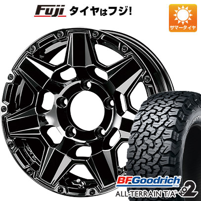 【新品】ジムニーシエラ 夏タイヤ ホイール４本セット 215/70R16 BFグッドリッチ オールテレーンT/A KO2 RWL/RBL クライメイト スワット(SBC) 16インチ :fuji 16701 154221 22212 22212:フジコーポレーション