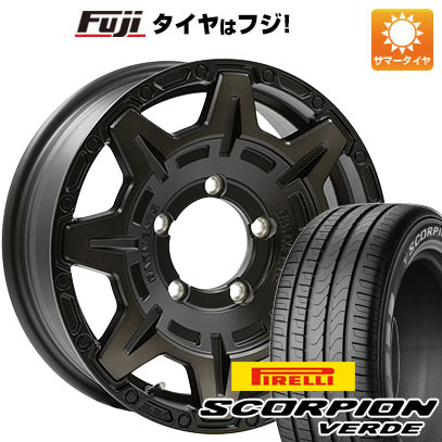 【新品】ジムニーシエラ 夏タイヤ ホイール4本セット 215/70R16 ピレリ スコーピオン ヴェルデ ウェッズ クロスオーバーガーメンツ Style M 16インチ｜fujicorporation