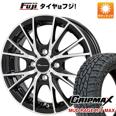 新品 N BOX タント スペーシア サマータイヤ ホイール4本セット 155/65R14 GRIPMAX マッドレイジR/T MAX RBL ホットスタッフ プレシャス HM 1 V II 14インチ :fuji 21721 151429 33228 33228:フジコーポレーション