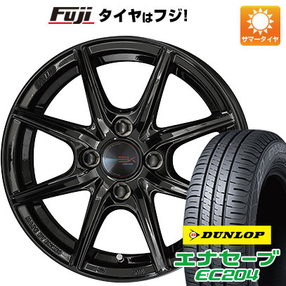 クーポン配布中 【新品 軽自動車】エブリイワゴン サマータイヤ ホイール4本セット 165/60R14 ダンロップ エナセーブ EC204 共豊 ザインEK 14インチ :fuji 21721 151994 25598 25598:フジコーポレーション