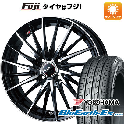 クーポン配布中 【新品国産4穴100車】 夏タイヤ ホイール4本セット 185/60R16 ヨコハマ ブルーアース ES32 ウェッズ レオニス FR 16インチ :fuji 13442 153527 35496 35496:フジコーポレーション