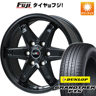 クーポン配布中 【新品】プラド 夏タイヤ ホイール4本セット 265/65R17 ダンロップ グラントレック PT5 レアマイスター LMG エトナ(マットブラック) 17インチ :fuji 11822 152679 40833 40833:フジコーポレーション