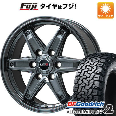 【新品】ジムニーシエラ 夏タイヤ ホイール４本セット 215/75R15 BFG オールテレーンT/A KO2 RBL レアマイスター LMG エトナ(ディープグレー) 15インチ :fuji 21161 152670 22730 22730:フジコーポレーション