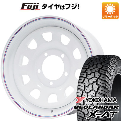 クーポン配布中 【新品】ジムニーシエラ 夏タイヤ ホイール４本セット 215/70R16 ヨコハマ ジオランダー X AT G016 モリタ デイトナズ ホワイト 16インチ :fuji 16701 148378 33253 33253:フジコーポレーション