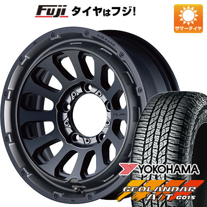 【新品】ジムニーシエラ 夏タイヤ ホイール４本セット 215/70R16 ヨコハマ ジオランダー A/T G015 RBL エムテクノ M.T.S.JAPAN X CROSS TW 16インチ｜fujicorporation