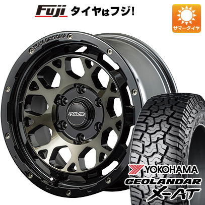 【新品】プラド 夏タイヤ ホイール4本セット 265/65R17 ヨコハマ ジオランダー X-AT G016 レイズ デイトナ M9 17インチ｜fujicorporation