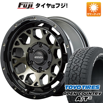 【新品国産6穴139.7車】 夏タイヤ ホイール4本セット 265/70R17 トーヨー オープンカントリー A/T III RWL/RBL レイズ デイトナ M9 17インチ :fuji 11822 139339 42856 42856:フジコーポレーション