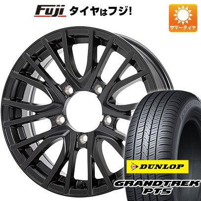 【新品】ジムニー 夏タイヤ ホイール４本セット 175/80R16 ダンロップ グラントレック PT5 ショウワガレージ SR432 16インチ｜fujicorporation