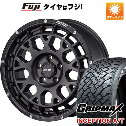 クーポン配布中 【新品国産5穴114.3車】 夏タイヤ ホイール4本セット 215/65R16 グリップマックス インセプション A/T RWL(限定) SSR ディバイド G：M 16インチ :fuji 1310 153470 37272 37272:フジコーポレーション