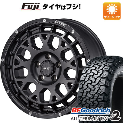 【新品国産5穴114.3車】 夏タイヤ ホイール４本セット 245/65R17 BFグッドリッチ オールテレーンT/A KO2 RWL/RBL SSR ディバイド G：M 17インチ｜fujicorporation