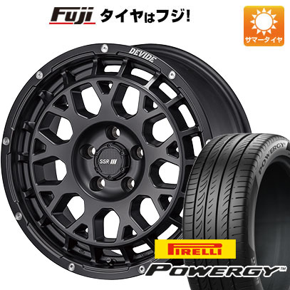 クーポン配布中 【新品国産5穴114.3車】 夏タイヤ ホイール４本セット 225/60R17 ピレリ パワジー SSR ディバイド G：M 17インチ :fuji 1845 153471 36987 36987:フジコーポレーション