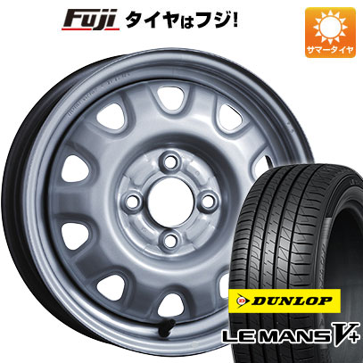 新品 N BOX タント スペーシア サマータイヤ ホイール4本セット 155/65R14 ダンロップ ルマン V+(ファイブプラス) トピー スチールホイル M73 14インチ :fuji 21721 148547 40642 40642:フジコーポレーション