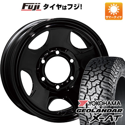 【新品】ハイエース200系 夏タイヤ ホイール4本セット 195/80R15 107/105N ヨコハマ ジオランダー X-AT G016 OWL  トピー スチールホイル S54A 15インチ