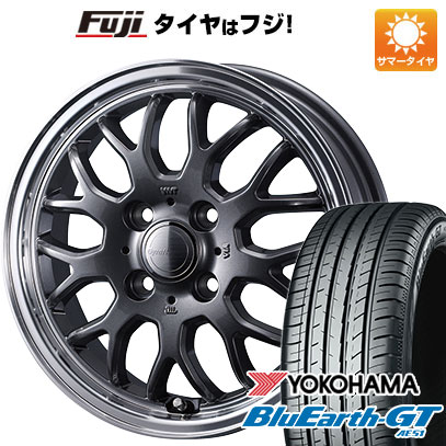 クーポン配布中 【新品国産4穴100車】 夏タイヤ ホイール４本セット 185/55R15 ヨコハマ ブルーアース GT AE51 ウェッズ グラフト 9M 15インチ :fuji 1846 153630 28573 28573:フジコーポレーション