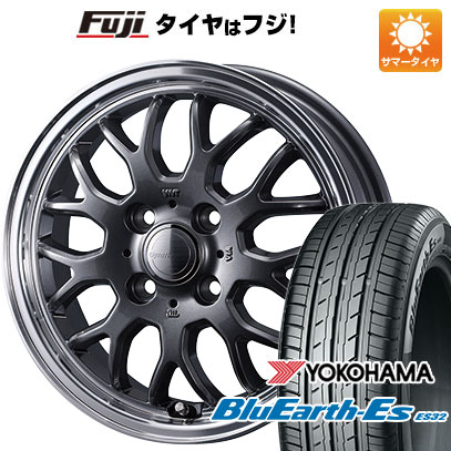 クーポン配布中 【新品 軽自動車】エブリイワゴン サマータイヤ ホイール4本セット 165/60R14 ヨコハマ ブルーアース ES32 ウェッズ グラフト 9M 14インチ :fuji 21721 153628 35540 35540:フジコーポレーション