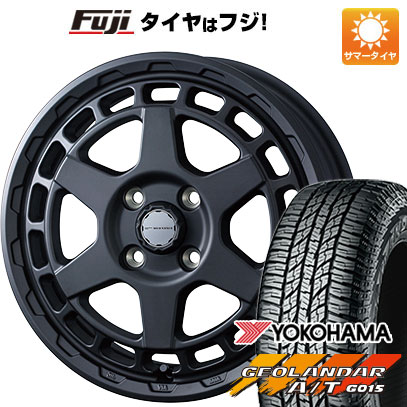 新品 ハスラー デリカミニ(4WD) サマータイヤ ホイール4本セット 165/60R15 ヨコハマ ジオランダー A/T G015 RBL ウェッズ マッドヴァンス X タイプS 15インチ