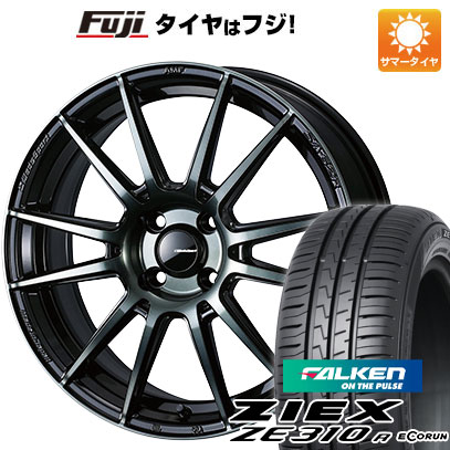 【新品国産4穴100車】 夏タイヤ ホイール4本セット 195/50R16 ファルケン ジークス ZE310R エコラン(限定) ウェッズ ウェッズスポーツ SA-62R 16インチ｜fujicorporation