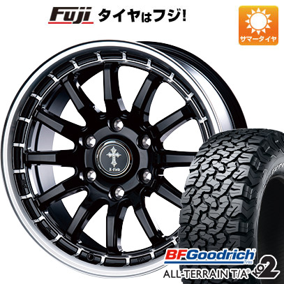 【新品国産6穴139.7車】 夏タイヤ ホイール4本セット 285/70R17 BFG オールテレーンT/A KO2 RWL/RBL インターミラノ クロスフィールド アルファ 17インチ :fuji 11822 151638 21284 21284:フジコーポレーション