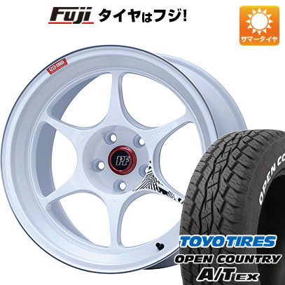 【新品国産5穴114.3車】 夏タイヤ ホイール４本セット 235/60R18 トーヨー オープンカントリー A/T EX エンケイ PF06 マシニングホワイト 18インチ :fuji 27064 151089 33424 33424:フジコーポレーション