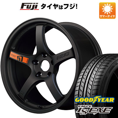 【新品国産5穴114.3車】 夏タイヤ ホイール４本セット 215/45R18 グッドイヤー イーグル エルエス エグゼ(限定) レイズ グラムライツ 57CR SPEC D 18インチ :fuji 1130 147215 31586 31586:フジコーポレーション