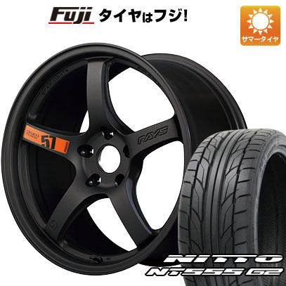 【パンク保証付き】【新品国産5穴114.3車】 夏タイヤ ホイール４本セット 215/45R18 ニットー NT555 G2 レイズ グラムライツ 57CR SPEC D 18インチ :fuji 1130 147215 23607 23607:フジコーポレーション