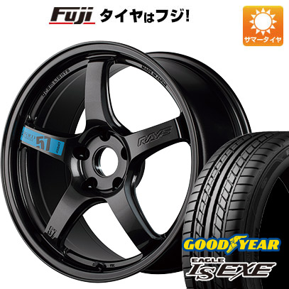 【新品国産5穴114.3車】 夏タイヤ ホイール４本セット 215/45R18 グッドイヤー イーグル エルエス エグゼ(限定) レイズ グラムライツ 57CR SPEC M 18インチ :fuji 1130 148135 31586 31586:フジコーポレーション