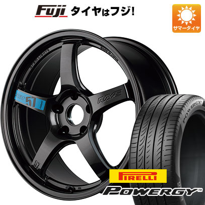 クーポン配布中 【新品国産5穴114.3車】 夏タイヤ ホイール４本セット 225/40R18 ピレリ パワジー レイズ グラムライツ 57CR SPEC M 18インチ :fuji 1131 148136 36964 36964:フジコーポレーション