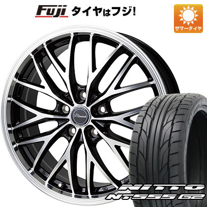 【パンク保証付き】【新品国産5穴114.3車】 夏タイヤ ホイール４本セット 225/40R18 ニットー NT555 G2 ホットスタッフ クロノス CH 113 18インチ :fuji 1131 154481 23604 23604:フジコーポレーション