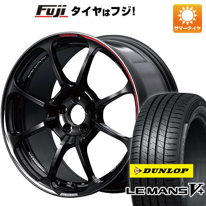 【新品国産5穴114.3車】 夏タイヤ ホイール４本セット 225/40R18 ダンロップ ルマン V+(ファイブプラス) レイズ ボルクレーシング NE24 クラブスポーツ 18インチ :fuji 1131 153943 40690 40690:フジコーポレーション