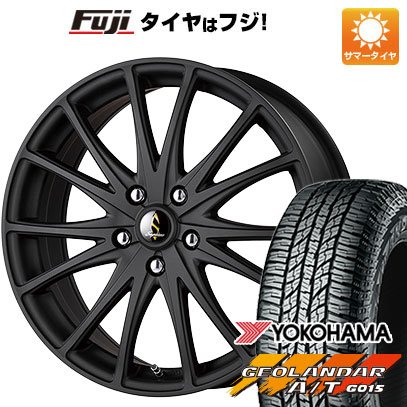 【新品国産5穴114.3車】 夏タイヤ ホイール４本セット 225/50R18 ヨコハマ ジオランダー A/T G015 RBL タカイチ セプティモG03 マットブラック 18インチ :fuji 1301 152455 35333 35333:フジコーポレーション