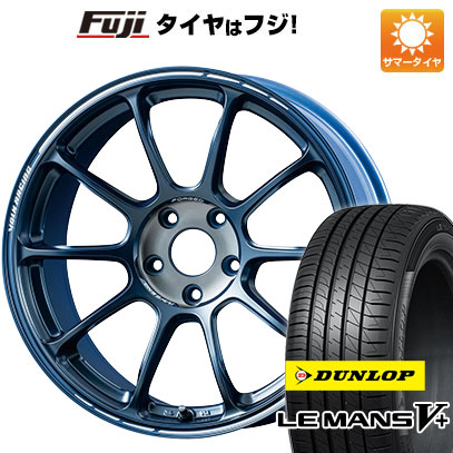 クーポン配布中 【新品国産5穴114.3車】 夏タイヤ ホイール４本セット 225/40R18 ダンロップ ルマン V+(ファイブプラス) レイズ ZE40 TIME ATTACK III 18インチ :fuji 1131 139469 40690 40690:フジコーポレーション