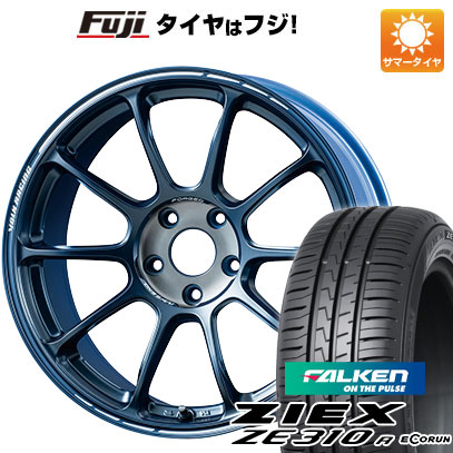 【新品国産5穴114.3車】 夏タイヤ ホイール４本セット 215/40R18 ファルケン ジークス ZE310R エコラン(限定) レイズ ZE40 TIME ATTACK III 18インチ｜fujicorporation