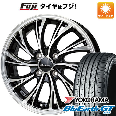 【新品 軽自動車】N BOX タント スペーシア 夏タイヤ ホイール４本セット 155/65R14 ヨコハマ ブルーアース GT AE51 ホットスタッフ プレシャス HS 2 14インチ :fuji 21721 154282 28581 28581:フジコーポレーション