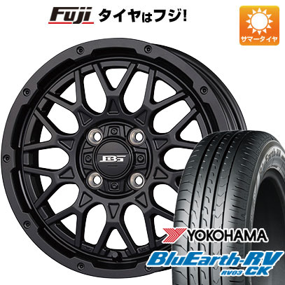 BluEarth - 張り裂ける言いはなつ付き添い人 新品 エブリイワゴン 夏タイア 銀輪４本仕かける 165/60R14 ヨコハマ 青味地びた RV-03CK コーセイ 下つ方ガルシア シャドウバーツ 14in