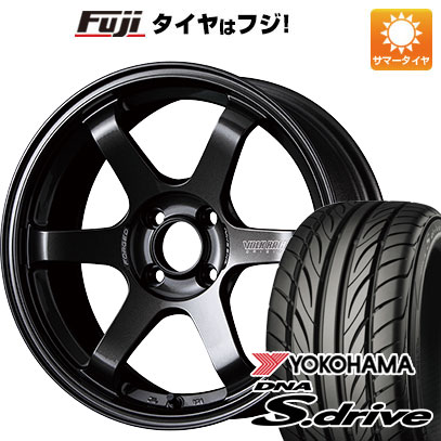 【新品 軽自動車】 夏タイヤ ホイール４本セット 165/40R16 ヨコハマ DNA Sドライブ レイズ ボルクレーシング TE37 ソニック 16インチ｜fujicorporation