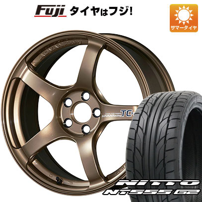 【パンク保証付き】【新品国産5穴100車】 夏タイヤ ホイール４本セット 215/45R17 ニットー NT555 G2 アドバンレーシング TC4 for GR86/BRZ CUP 17インチ :fuji 1674 145055 23611 23611:フジコーポレーション