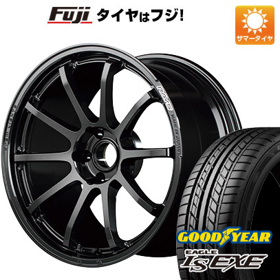 【新品国産5穴114.3車】 夏タイヤ ホイール４本セット 225/45R18 グッドイヤー イーグル エルエス エグゼ(限定) レイズ グラムライツ 57NR 18インチ :fuji 1261 154714 31587 31587:フジコーポレーション