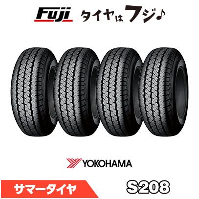 4�{�Z�b�g YOKOHAMA ���R�n�} S208 155/80R12 77S �ă^�C�� �T�}�[�^�C���P�i
