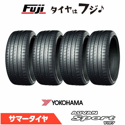 �y�p���N�ۏؕt���z�y4�{�Z�b�g�z YOKOHAMA ���R�n�} �A�h�o�� �X�|�[�c V107 235/55R20 105V XL �ă^�C�� �T�}�[�^�C�� �P�i