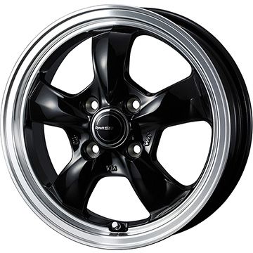 【新品 軽自動車】軽トラ 夏タイヤ ホイール4本セット 145/80R12 80/78Q グリップマックス スタチャー HC-V RWL(限定2022年製) ウェッズ グラフト 5S 12インチ｜fujicorporation