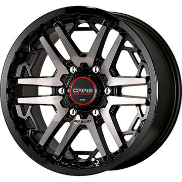 WORK CRAG T-GRABIC 17インチアルミホイール ヨコハマ ジオラ 使用わずか 美品】WORK CRAG T-GRABIC 17in 6.5J +38 PCD139.7