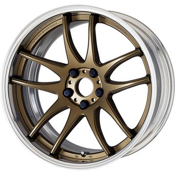 送料無料人気SALEWORK ホイール エモーション CR 2P 17インチ×8.5J Sリム EMOTION 17x8.5J 社外品