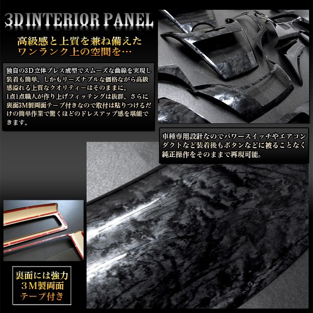 オデッセイ RB3/4系 インテリアパネル黒木目42P 高品質 新品 オデッセイ RB3/4 系 3D インテリア パネル 黒木目 21p : アンサー