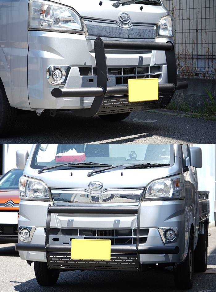 ハイゼット トラック 500系 フロント バンパー ガード グリル ジャンボ