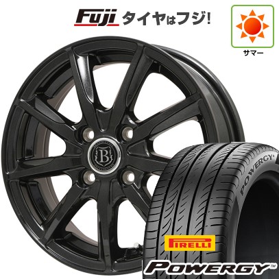 【新品国産車用 4穴100車】 夏タイヤ ホイール4本セット 185/60R15 ピレリ パワジー ブランドルライン ボレアノ9 15インチ
