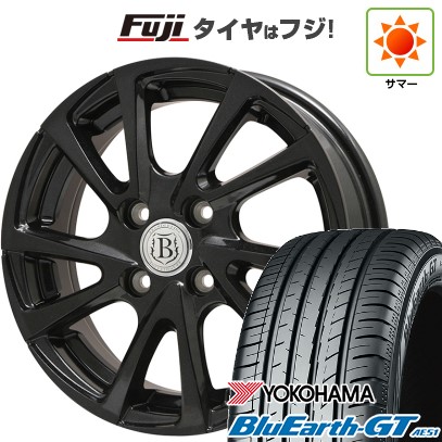 【新品国産車用 4穴100車】 夏タイヤ ホイール4本セット 185/65R14 ヨコハマ ブルーアース GT AE51 ブランドルライン ボレアノ10 14インチ