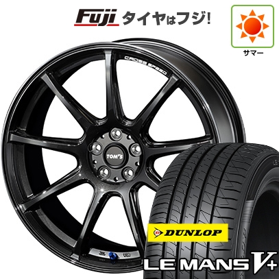 【新品国産車用5穴100】 | 夏タイヤ ホイール4本セット | 225/40R19 | ルマン V+ | TOMS トムス(トヨタ車専用) クロススピード 19インチ