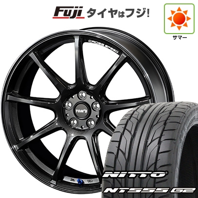 NT - はち切れる引き請ける付き添い人 新品国産車用5穴100 | 夏タイア 車輪4本仕掛ける | 225/40R19 | ニットー 555 G2 | TOMS トムス(トヨタ車専用) 差し交わす速力度 19in タイヤ、ホイール-車、バイク、自転車-夏タイヤ、ホイールセット